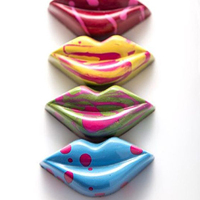 Moules à chocolat sexy de haute qualité en polycarbonate, forme élégante de barre