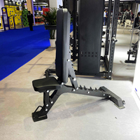 Banc de musculation multifonctionnel pour la salle de sport, chaise d'entraînement de force en intérieur, banc réglable pour haltères de CAWY Fitness