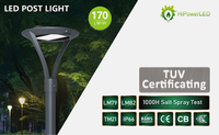 Lumière de jardin LED moderne pour extérieur IP66 en aluminium moulé sous pression 30W 50W 60W 80W 100W avec garantie de 5 ans