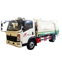 4x2 ISUZU уплотнительный мусорный грузовик для продажи