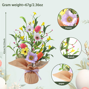 DAMAI Easter Egg Tree Centerpiece Colorful Egg Tree Table Decor Ornament Gift for Home Party Wedding Spring Holiday Decoration - Product Image 4