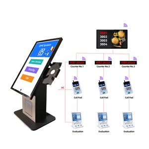 Kiosque de commande libre-service sur pied pour billetterie et paiement de tickets, pour système QMS - Product Image 1