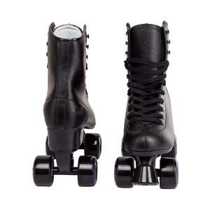 Chaussures rollers en PU, paire de 300 pièces, <span class=keywords><strong>Quad</strong></span> roulettes avec talon, haute qualité, professionnelles, Support en PVC, blanc, noir et Carton - Product Image 4