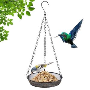 <span class=keywords><strong>Hanging</strong></span> <span class=keywords><strong>Bird</strong></span>-Futter-Schale, Metallnetz-Plattform-Futter für Vögel - Product Image 2