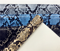 Cuir PU de peau de serpent pour chaussures ou sacs, accessoire à la mode, nouvelle collection