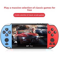 Console de jeu portable de style PSP X7/X7 PLUS 8 Go sans fil avec 7 000 jeux préchargés et fonction e-book - Vente directe d'usine