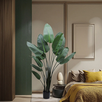 Décoration de chambre à coucher haut de gamme plante artificielle fausse plante arbre en pot décoration de plantes artificielles