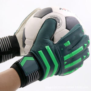 ถุงมือยางหนาแบบมืออาชีพระบายอากาศได้ดีป้องกันการลื่นออกแบบโลโก้ตามสั่งสำหรับผู้รักษาประตูฟุตบอล - Product Image 2