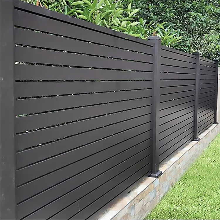 Alloy aluminium fence with accessories metal picket fencing aluminium metal fences panels
