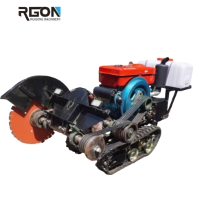 Tốc độ cao DIESEL điện-bắt đầu sàn bê tông cắt Saw Crawler bê tông Saw Cutter cho bán Đường máy cắt - Product Image 4