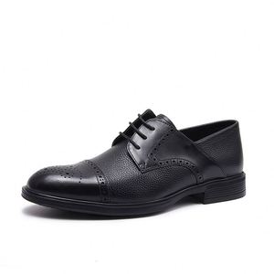 Zapatos Italianos de Alta Gama para Hombre, Zapatos de Vestir de Cuero con Diseño Brogue, Hechos a Mano y Personalizados, Antideslizantes y Transpirables - Product Image 2