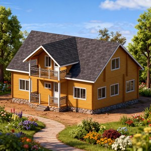 Cabaña <span class=keywords><strong>de</strong></span> Madera Personalizada <span class=keywords><strong>de</strong></span> Dos Pisos, Casa <span class=keywords><strong>de</strong></span> Tres Dormitorios, Villa Familiar <span class=keywords><strong>de</strong></span> Lujo, Recepción <span class=keywords><strong>de</strong></span> <span class=keywords><strong>Hotel</strong></span>, Baño, Sala <span class=keywords><strong>de</strong></span> Estar Prefabricada - Product Image 1