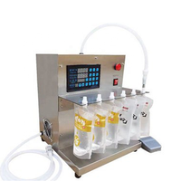 Machine de remplissage semi-automatique de poche de bec numérique pour la commande pneumatique de bouteilles de lait de soja de jus avec des composants de noyau de moteur