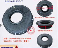 Atlas 1635099600KTR Accouplement BoWex 100 HEW Disque compact en caoutchouc HW4017