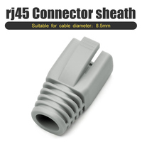 Conector Modular Cat6a/Cat7 de Alta Calidad COBTEL, Multicolor, con Cubierta de PVC RJ45