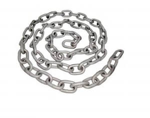 Chaîne d'ancrage hydrodynamique à maillons soudés, galvanisée à chaud, DIN766 6 mm pour yacht marin - Product Image 1