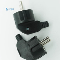 EU Europäische 2-Pin AC-Steckdose CE Wiederanschließbarer Stecker Männliche Steckdosen Adapter Verlängerungskabel Verbinder 16A 4000W