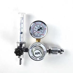Régulateur de pression en cuivre chromé pour soudage à l'arc à l'argon, manomètre de pression de CO2 pour dioxyde de carbone et gaz argon, nouvelle catégorie de produits - Product Image 1