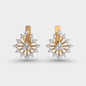 Boucles d'oreilles en diamant de créateur, fabriquées en argent sterling 925, bijoux élégants pour femmes, cadeau pour anniversaire, mariage, fête - Product Image 6