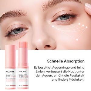 Stick anti-rides pour les yeux au saumon OEM, élimine les poches sous les yeux, renforce la barrière cutanée autour des yeux, soin des yeux pour les ridules - Product Image 3