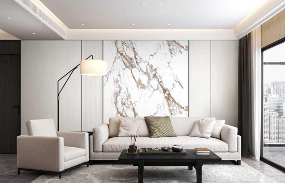 PVC Wall Panel Interior Decoration Waterproof Marble Sheet High Glossy ...