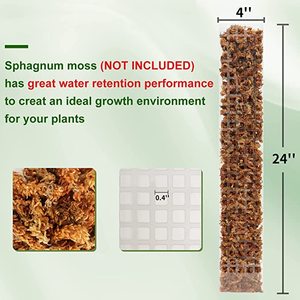Supporto Trasparente in Plastica per Piante Rampicanti 2023, Palo per Muschio da Interno ed Esterno - Product Image 3