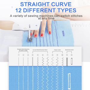 Newly Upgraded <b>Single</b> Needle Domestic Overlock Sewing Machine Mini Household Portable 608 Sewing Machine - Product Image 4