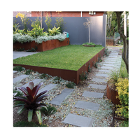 Schöner Pflanzer 4ft x 4ft Corten Steel Raised Garden, Edelstahl Raised Garden