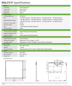 CareRay <span class=keywords><strong>Dr</strong></span> XRay 平板放射学诊断 17*17 英寸 <span class=keywords><strong>DR</strong></span> 无线医用 X 射线平板探测器 - Product Image 4