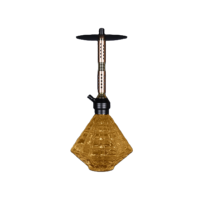 Haute qualité diamant bouteille en verre flacon Shisha narguilé avec logo personnalisé coloré OEM ODM nouvel article prix de gros miroir techniques