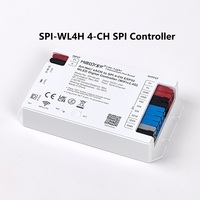 Contrôleur LED numérique SPI 4 canaux Art-Net sACN WiFi 2.4G DC5-24V 1024 pixels Monochrome CCT RGB RGBW RGB+CCT Contrôleur LED SPI