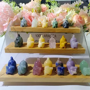 Hot Sale Energy Crystal Meditation Hand Made Mixed Material Cat For Souvenir Gift