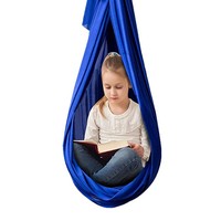 Hamac en tissu moderne pliable et élastique pour adultes et enfants, mobilier d'extérieur léger, balançoire sensorielle, yoga