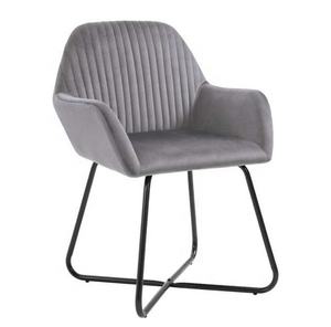 सस्ती stackable काले धातु पैर कपड़े चमड़े गद्देदार कम वापस खाने की कुर्सियों - Product Image 4