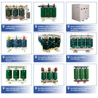 Transformador de Distribución de Energía SCB11 de Resina Fundida en Seco, 10kV 400V Trifásico 50/60Hz, Totalmente Sellado, Tres Bobinados