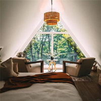 Villa duplex de 60 mètres carrés, maison préfabriquée de luxe, personnalisable, écologique, 3 à 4 chambres, maisons modulaires préfabriquées