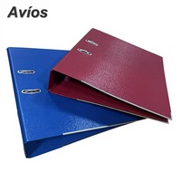 Carpeta de Archivo A4 Pequeña para Oficina con Clip Metálico, Almacenamiento de Pruebas Escolares, Clasificación de Datos, Archivador de Palanca, Libro de Archivos de Oficina