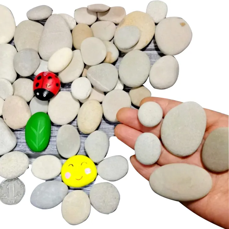 Großhandel kunden spezifische Größe Natural River Painted Pebbles Bunter Stein zum Malen