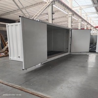 Centre de données conteneurisé 22 baies N+1 avec redondance pour usines et confinement des couloirs chauds