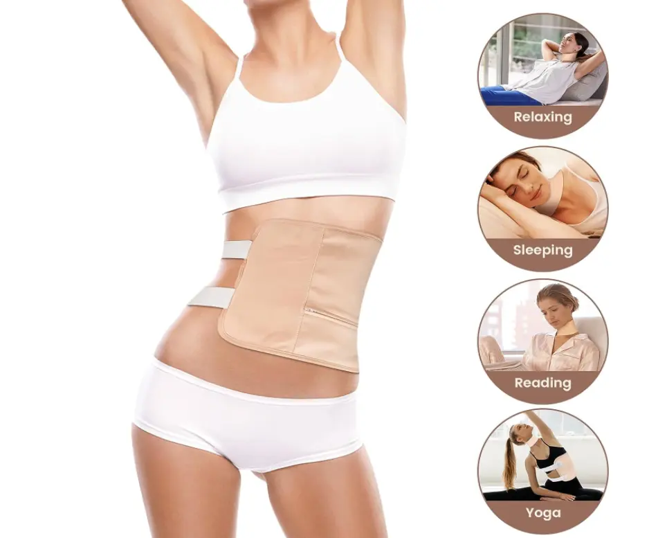 Großhandel Beliebte Magen Rizinusöl Packung Wrap Bio-Baumwolle Rizinusöl Body Wrap Rizinusöl Pack Wrap Bio-Baumwolle