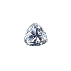 Haute qualité DEF VVS blanc trillion Triangle coupe lâche Moissanite 0.3CT-3CT GRA Moissanite diamant pierre précieuse pour la fabrication de bijoux