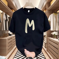 Camiseta de Manga Corta para Hombre, Estampado Gráfico, Corte Holgado, Cómoda para Actividades al Aire Libre, con Estampado de Letras, Cuello Redondo, Algodón Suave, Nueva Colección 2026