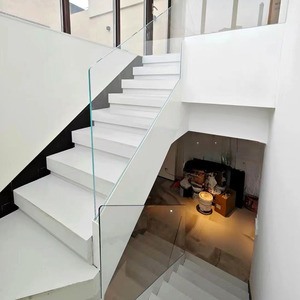 EVERBRIGHT 4-8mm Low Iron Toughened Tempered Glass Clear Flat Curved Door Outdoor/Bathroom <strong>Shower</strong> Screen for Hotels <strong>Kitchen</strong> - Product Image 2