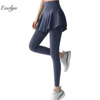EVELYN OEM ODM Culottes de yoga pour femmes Pantalon de course à pied taille haute pantalon de fitness pantalon de sport jupe vêtements d'extérieur