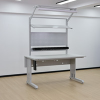 Banc de travail ESD pour salle blanche DETALL avec configuration personnalisée pour les lignes de production de la fabrication électronique