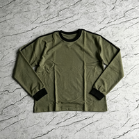 T-shirt à manches longues ample et délavé, personnalisé avec impression DTG, qualité supérieure, fabriqué en Chine, pour marque