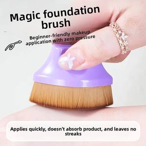 Ensemble d'éponges de <span class=keywords><strong>maquillage</strong></span>, pinceau <span class=keywords><strong>magique</strong></span> pour fond de teint, houppette en forme de gourde, pinceau pour poudre libre, outil de beauté, étui en plastique souple - Product Image 4