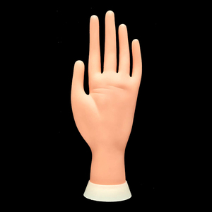 Maniquí de <span class=keywords><strong>Mano</strong></span> SunelPort <span class=keywords><strong>para</strong></span> Manicura, de Silicona, Goma Suave, Plástico, Dedos Flexibles, <span class=keywords><strong>para</strong></span> Práctica de Entrenamiento, <span class=keywords><strong>Mano</strong></span> Izquierda, Palma Simulada, Líquido - Product Image 5