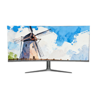 Moniteur de jeu incurvé OEM ODM de bureau, écran IPS de 38 pouces, 4k, 21:9, support réglable, éclairage RVB