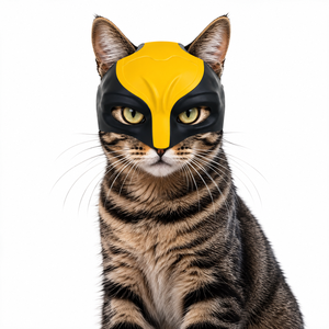 Masques en latex amusants pour chat, thème Halloween, motifs chauve-souris, chat, Joker et <span class=keywords><strong>Avengers</strong></span>, pour soirées dansantes et événements - Accessoires pour animaux de compagnie - Product Image 4